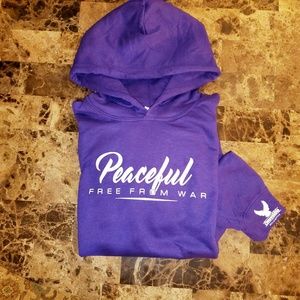 Peaceful Hoodie by Convertible Helicopter